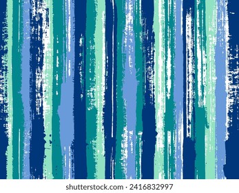 Watercolor strips seamless vector background. Old style background for poster, banner, card. Colorful wrapping paper packaging design. Striped tablecloth textile print.