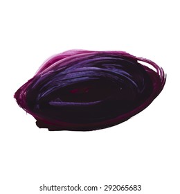 Watercolor strokes and texture. Vector design.
