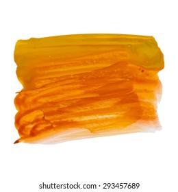 Watercolor strokes and texture. Vector design.