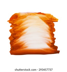 Watercolor strokes and texture. Vector design.