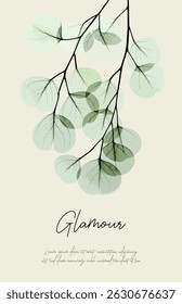 Watercolor style flowers. Glamour text. Texture. Stain. Stamped. Violet