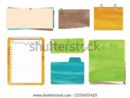 
Watercolor style frame set