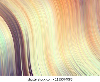 Watercolor Style Hand Drawn Pattern with Waves, Fashion Print Design, Abstract Pattern Beautiful Bright Colorful Background for Cover Design, Illustration Template Summer, Summer Lines and Strips 
