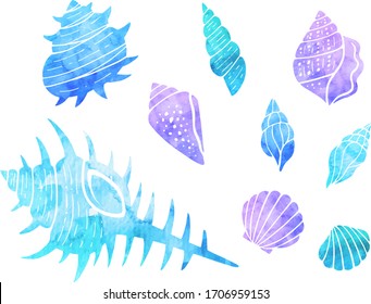 グラデーション 水彩 水色 のイラスト素材 画像 ベクター画像 Shutterstock