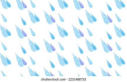 Rindrop-Muster im Aquarell-Stil.