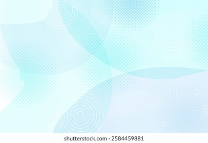 Watercolor style soft light blue background (geometric pattern, Memphis)