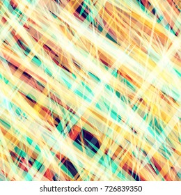 Watercolor Style Striped Seamless Pattern. 