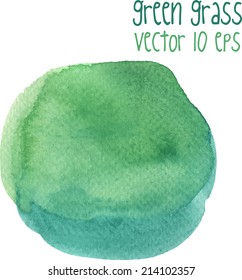 Watercolor style vector texture isolated on white.
