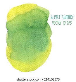 Watercolor style vector texture isolated on white.