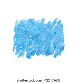 watercolor, surface of the water