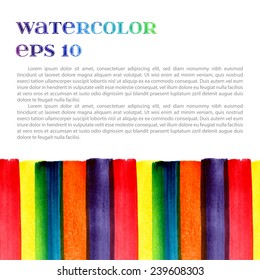 Watercolor template. Abstract stains. Vector background. Stains, paints blot. Palette.