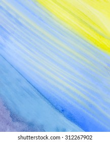 Watercolor texture, background. Vector EPS 8. Multicolor grunge paper texture. Wet paper. Blobs, stain, paints blot. Scrapbook elements, web page, printing. Brush strokes.