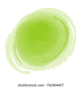 Watercolor texture in different colors, vector illustration