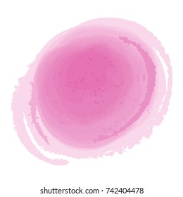 Watercolor texture in different colors, vector illustration