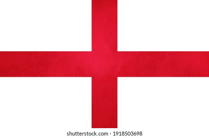 Watercolor texture flag of England. Creative grunge flag of England country with shining background