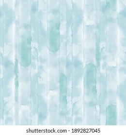 Watercolor texture on the marine theme. Seamless vector pattern. Vertical stripes. Perfect for design templates, wallpaper, wrapping, fabric and textile.