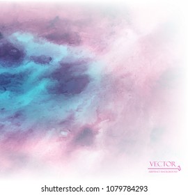 Watercolor texture pinkish-blue color
