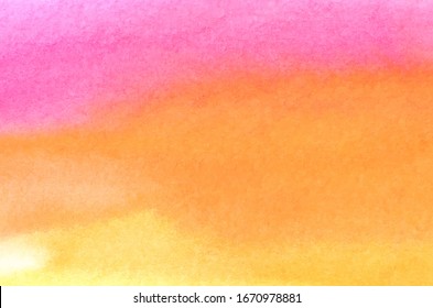 Watercolor texture, vector colorful hand painted background, aquarelle gradient