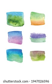 Vector de textura de color de agua aislado de color de fondo. Pinta salpicadura para tu diseño