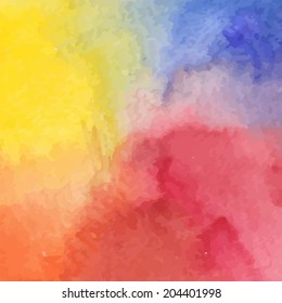 Watercolor textured background vector