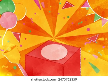 Watercolor Touch Backgrounds for Raffle Drawing Web graphics