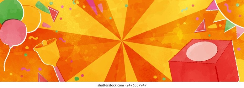 Watercolor Touch Backgrounds for Raffle Drawing Web graphics