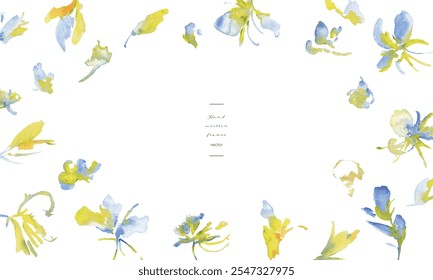 Watercolor. Watercolor touch flower petals vector illustration background. Watercolor illustration of flowers. Hand drawn elegant petals background.