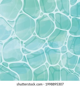 Watercolor touch water background vector illustration