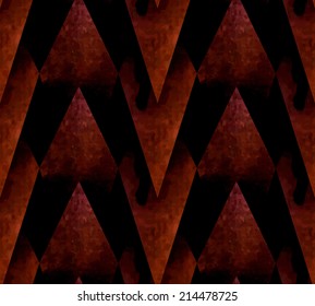 watercolor triangles seamless pattern