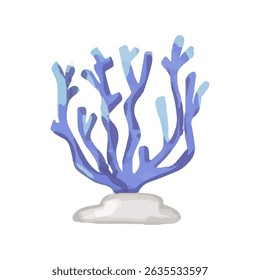 watercolor underwater sea coral element design
