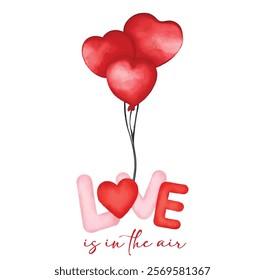 Watercolor valentine's day element Vector Art, Watercolor Valentine Vector Art, Icons, and Graphics