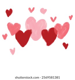 Watercolor valentine's day element Vector Art, Watercolor Valentine Vector Art, Icons, and Graphics