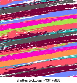 Watercolor vector abstract background. Bright colors stripes background