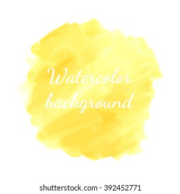 Watercolor vector abstract background. Template for poster or card
