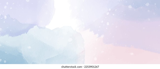 Fondo de arte vectorial de acuarela. Textura vectorial dibujada a mano. Textura de color pastel a mano para tarjetas, volante, afiche, banner y diseño de cubierta. Pinceles y salpicaduras. Plantilla de diseño.	