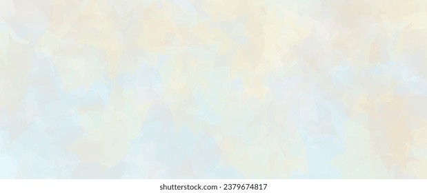 Watercolor vector art background. Old paper. Watercolour texture for design. Pastel color watercolor illustration. Stucco. Wall. Brushstrokes and splashes. Painted template for design.	