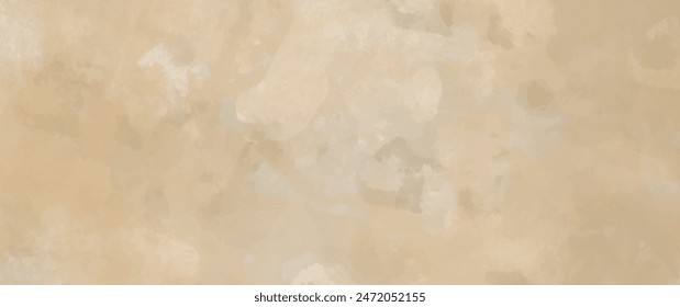 Watercolor vector art background on old paper with brushstrokes for cards, flyers, poster, cover design, invitation. Aged watercolor texture wallpaper. Vintage abstract backdrop.