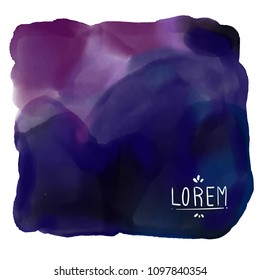 watercolor vector background 