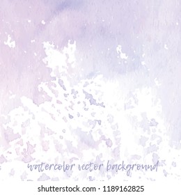 Watercolor vector background