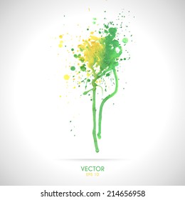 Watercolor vector background