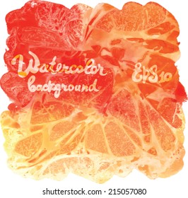 Watercolor vector background 