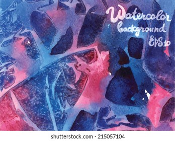 Watercolor vector background 