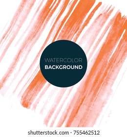 Watercolor vector background. Abstract hand drawn background 