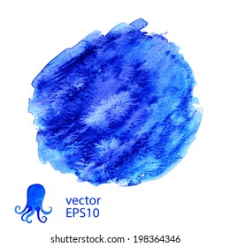 Watercolor vector background. Can be used for wallpaper, background, surface textures, pattern fills, pack, web page.