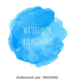 Watercolor vector background for design