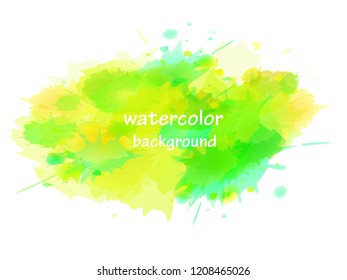 Watercolor vector background. File is in esp10 format.