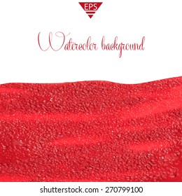 Watercolor vector background. Hand drawing with colored spots and blotches.