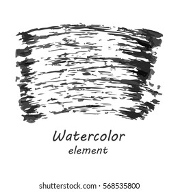 Watercolor vector background. Hand drawing with colored spots and blotches.