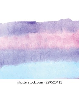 Watercolor vector background. Vector illustration.