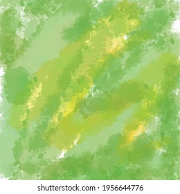 Watercolor vector background illustration. Abstract hand paint square stain backdrop.